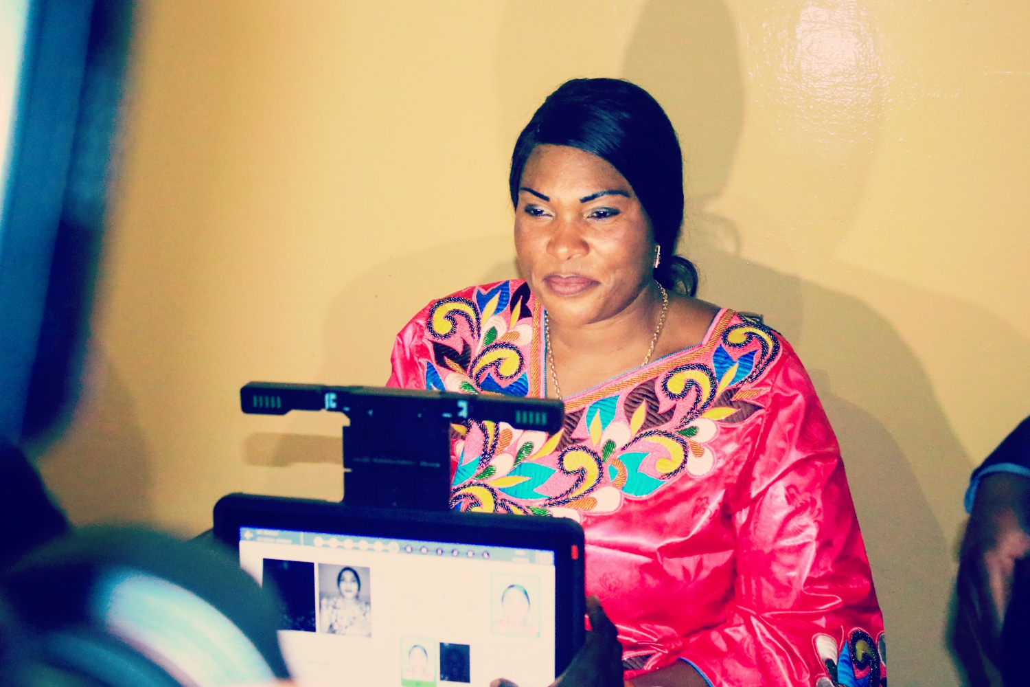 Fifi Masuka, gouverneure intérimaire du Lualaba. 