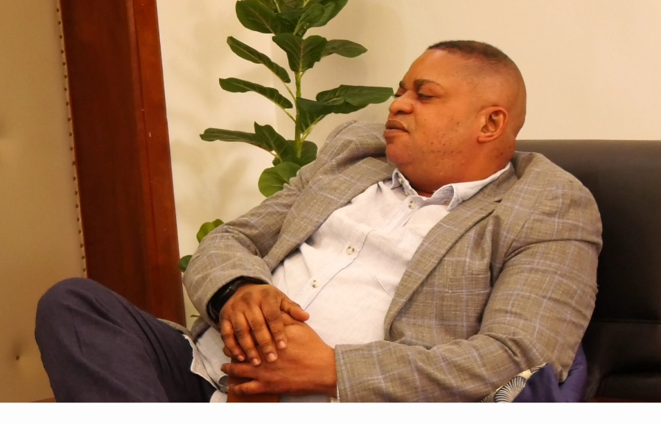 Roy Kaumba Philippe, ministre provincial de l'Intérieur du Lualaba. 